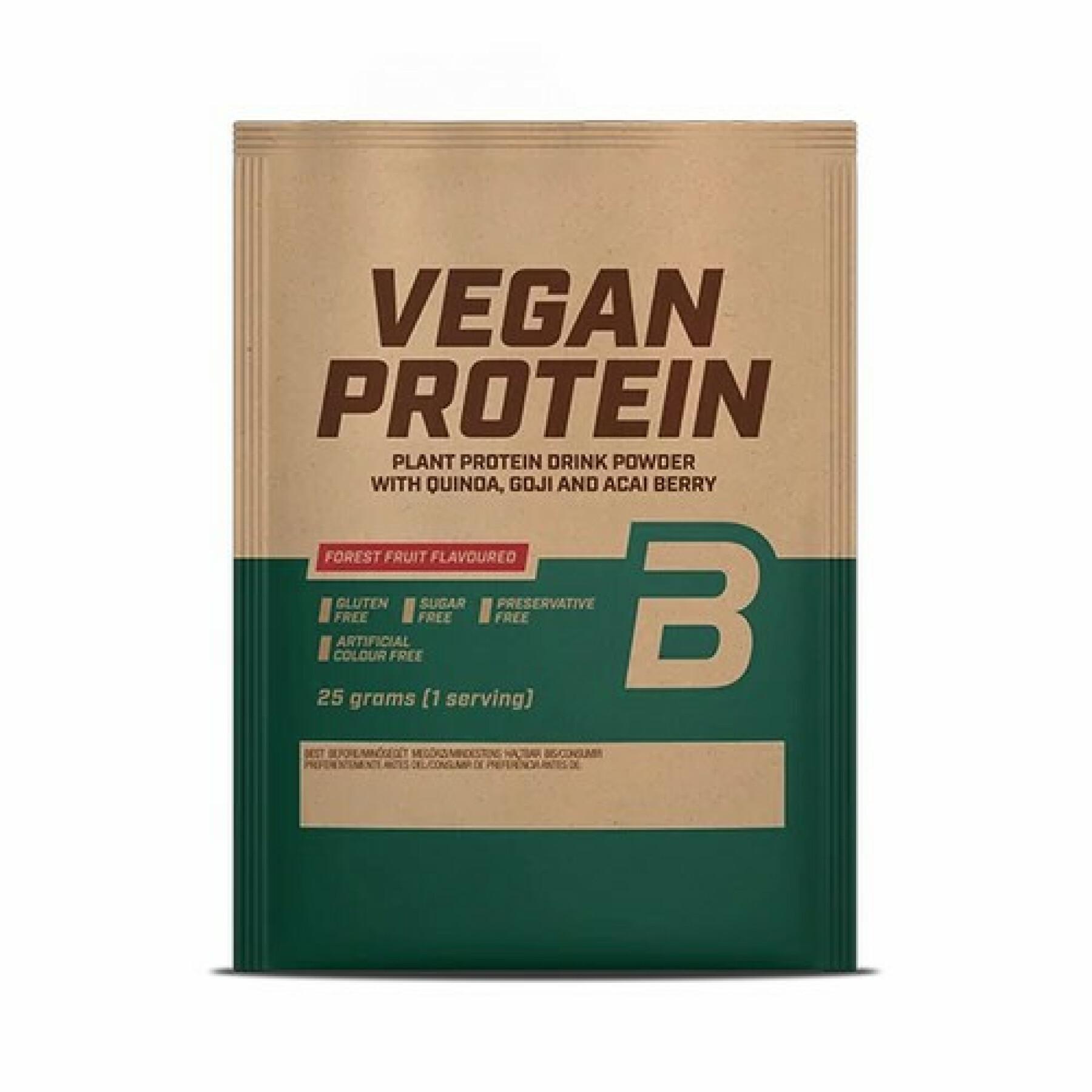 50 packets of vegan protein Biotech USA - Fruits des bois - 25g