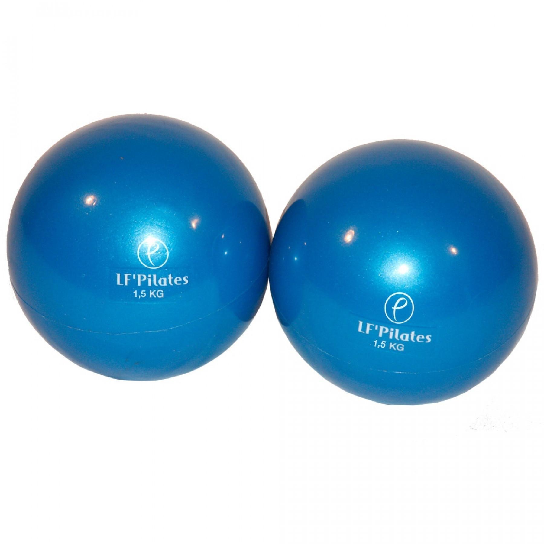 Weighted balls Leader Fit 1,5kg – 12,5 cm (x2)