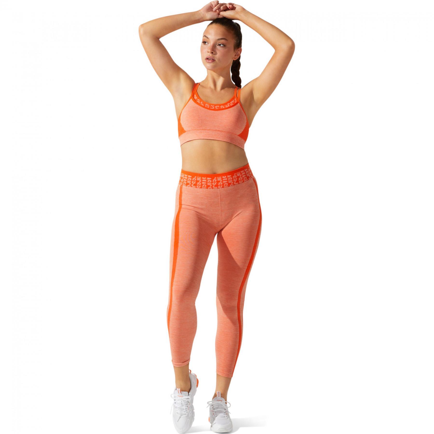 Seamless tights for women Asics Cropped Logo