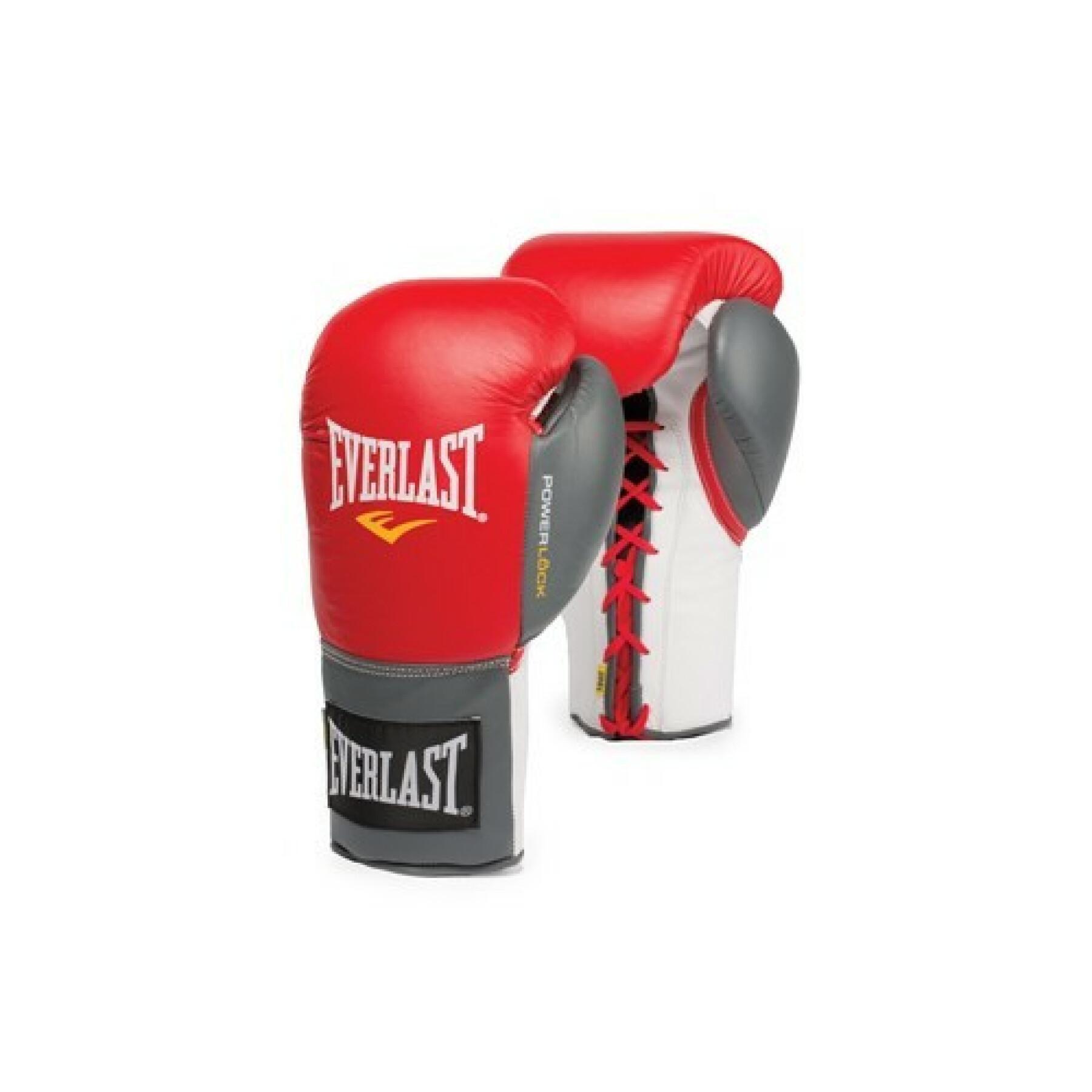 Boxing glove Everlast Powerlock à lacets
