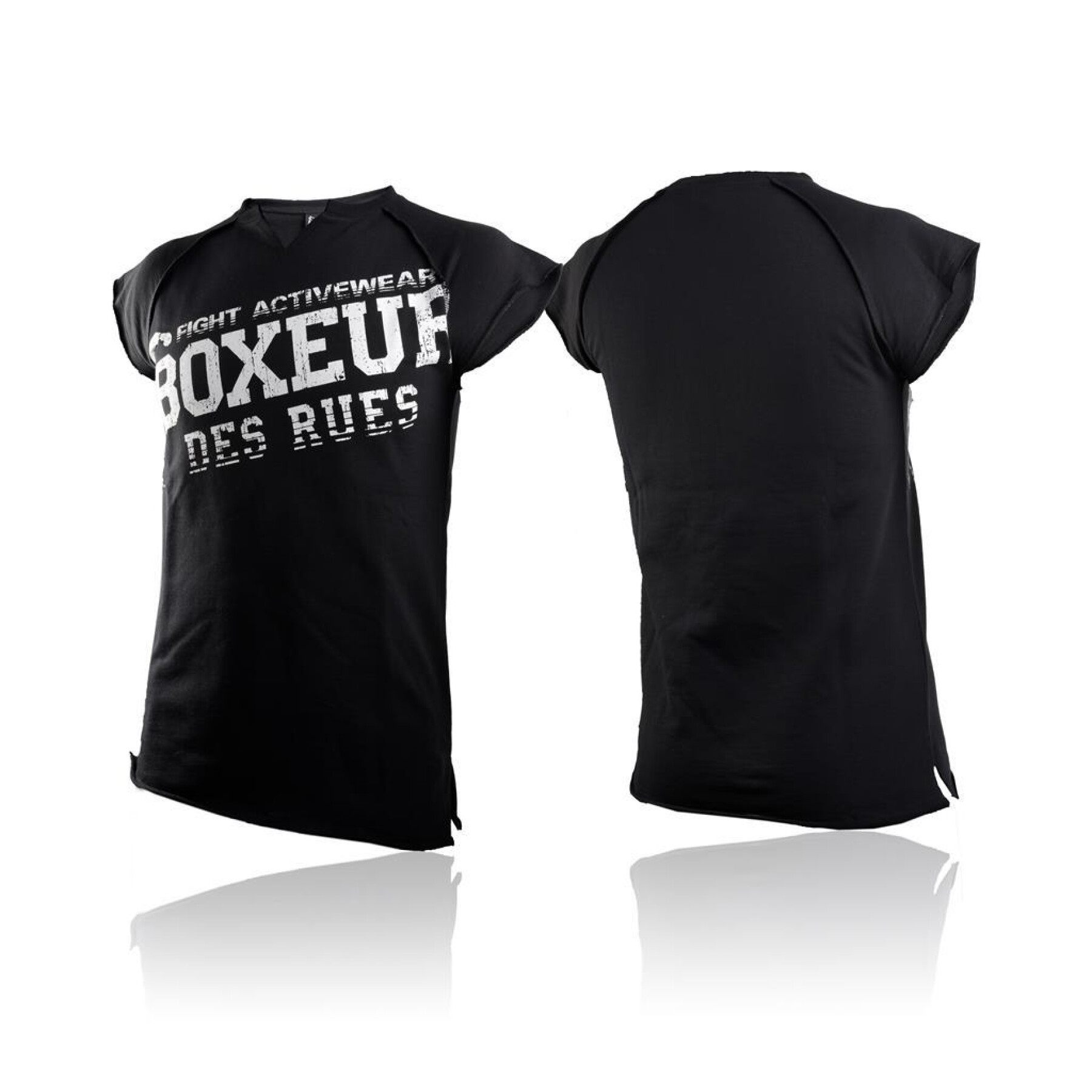 Printed T-shirt Boxeur des rues Raw