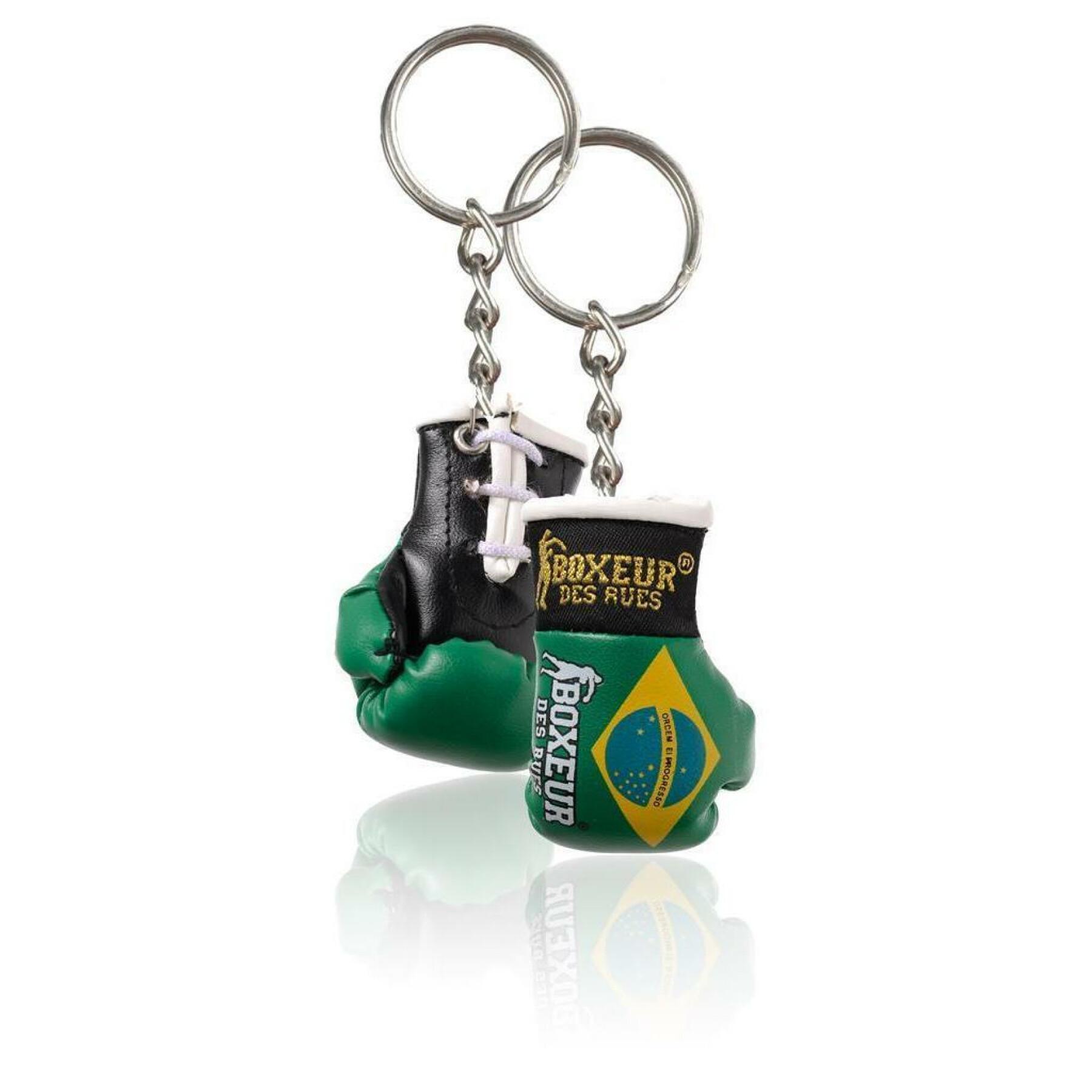 Keychains Brazil boxing glove Boxer of the Streets