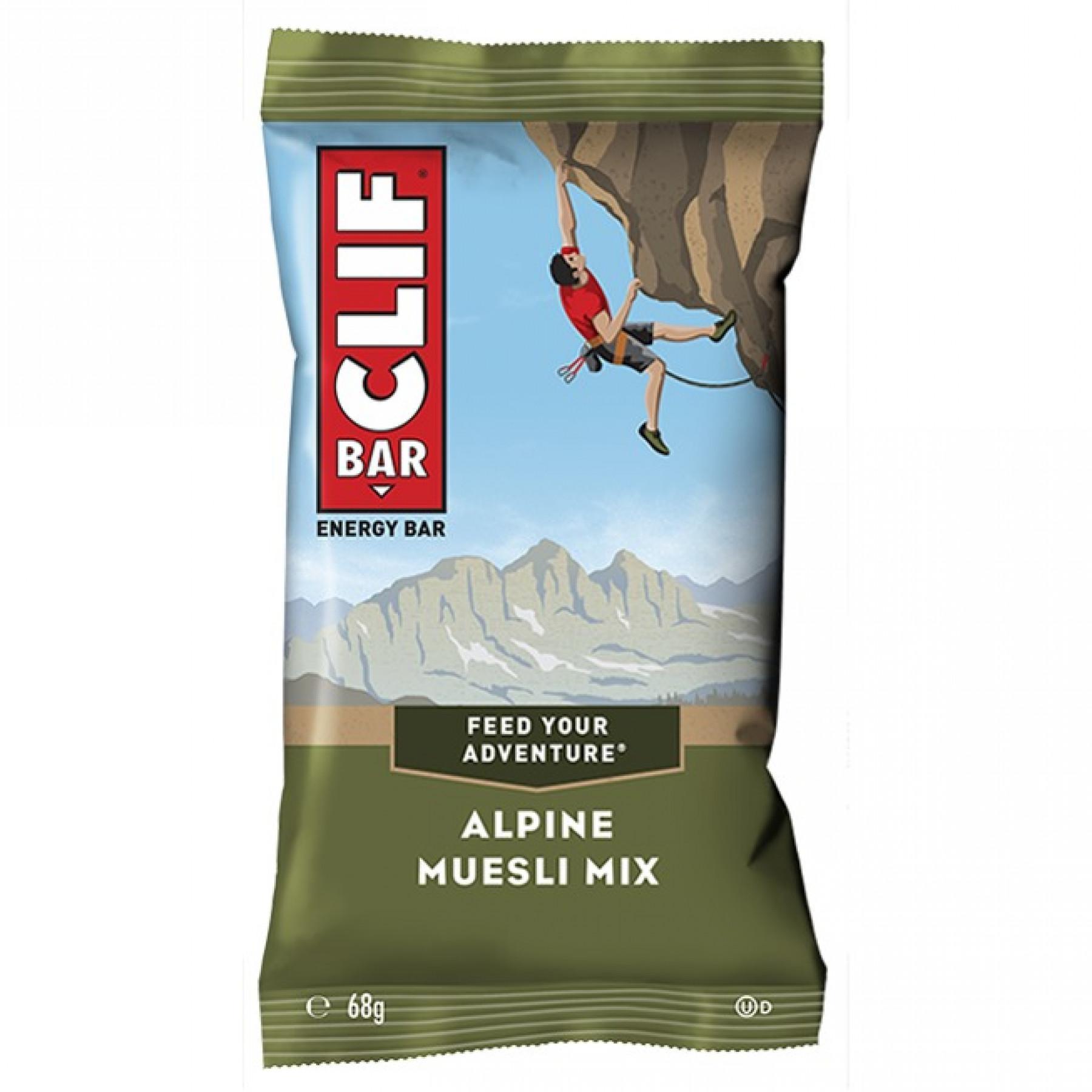 Protein bars Clif Bar Alpine muesli mix (x12)
