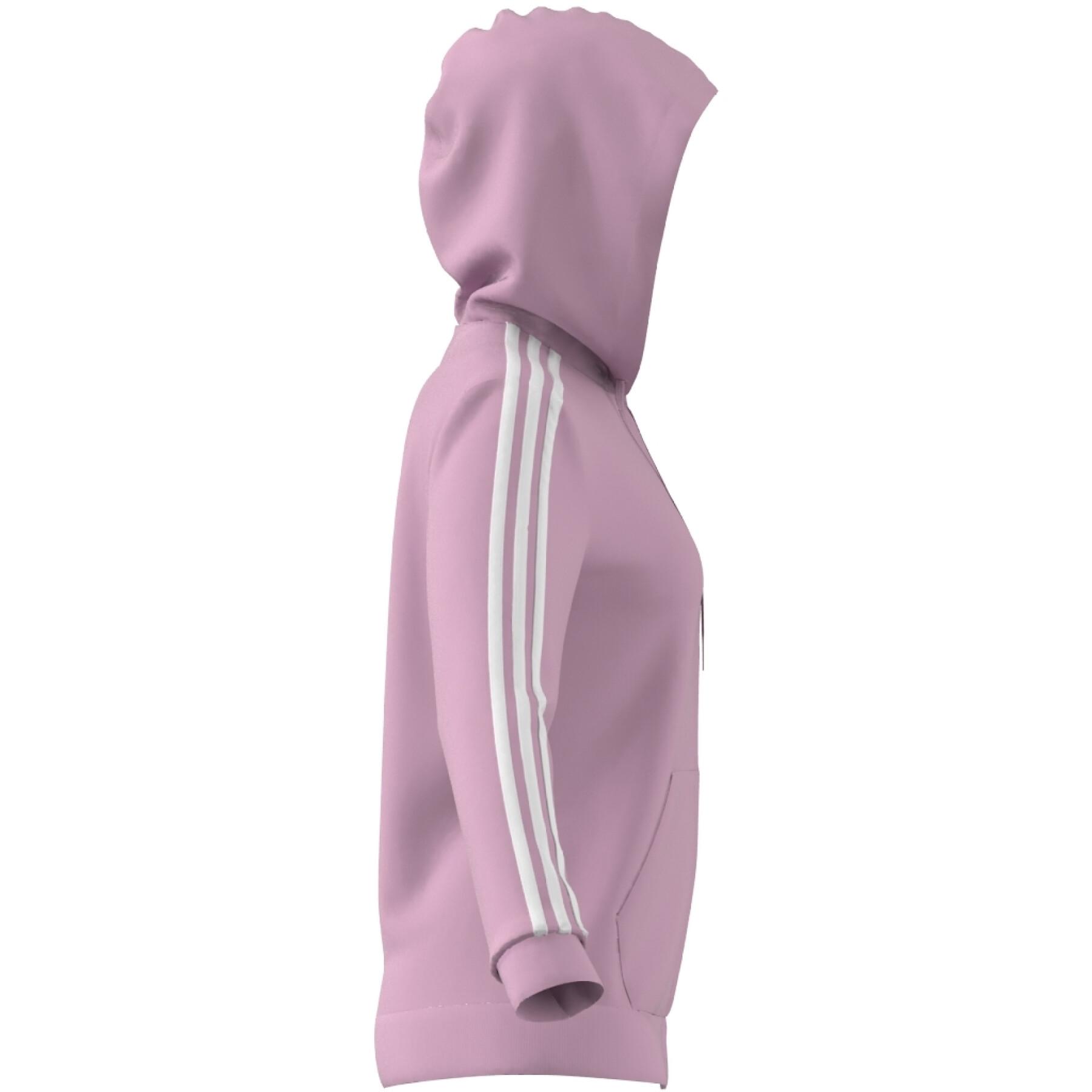 Women's 3-stripe fleece zip-up sweatshirt adidas Essentials