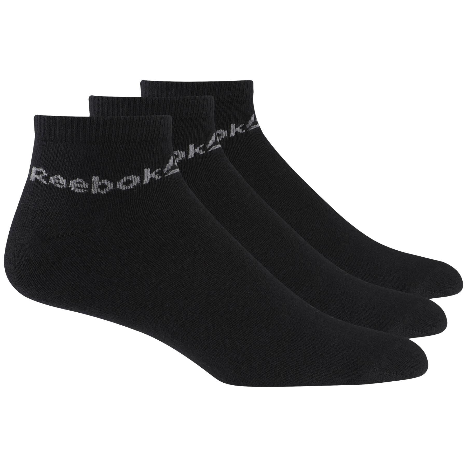 Set of 3 pairs of socks Reebok moyennes Active Core
