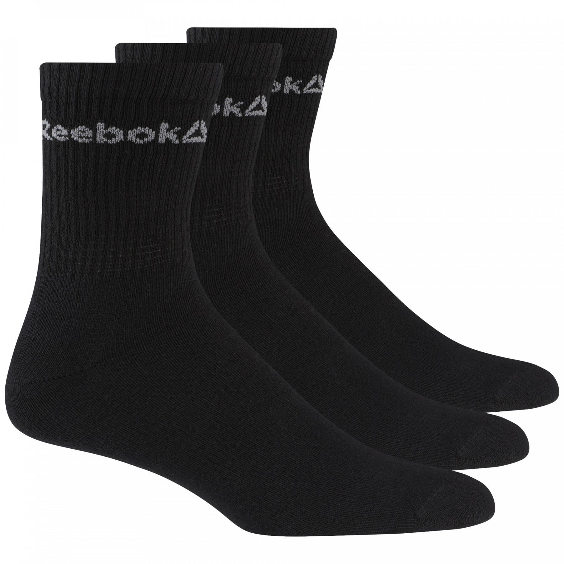 Pack of 3 pairs of mid-rise socks Reebok Active Core