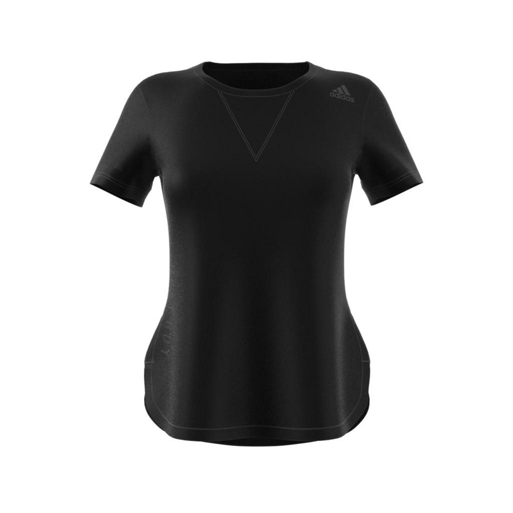 Women's T-shirt adidas Training 3-StripesHeat Ready
