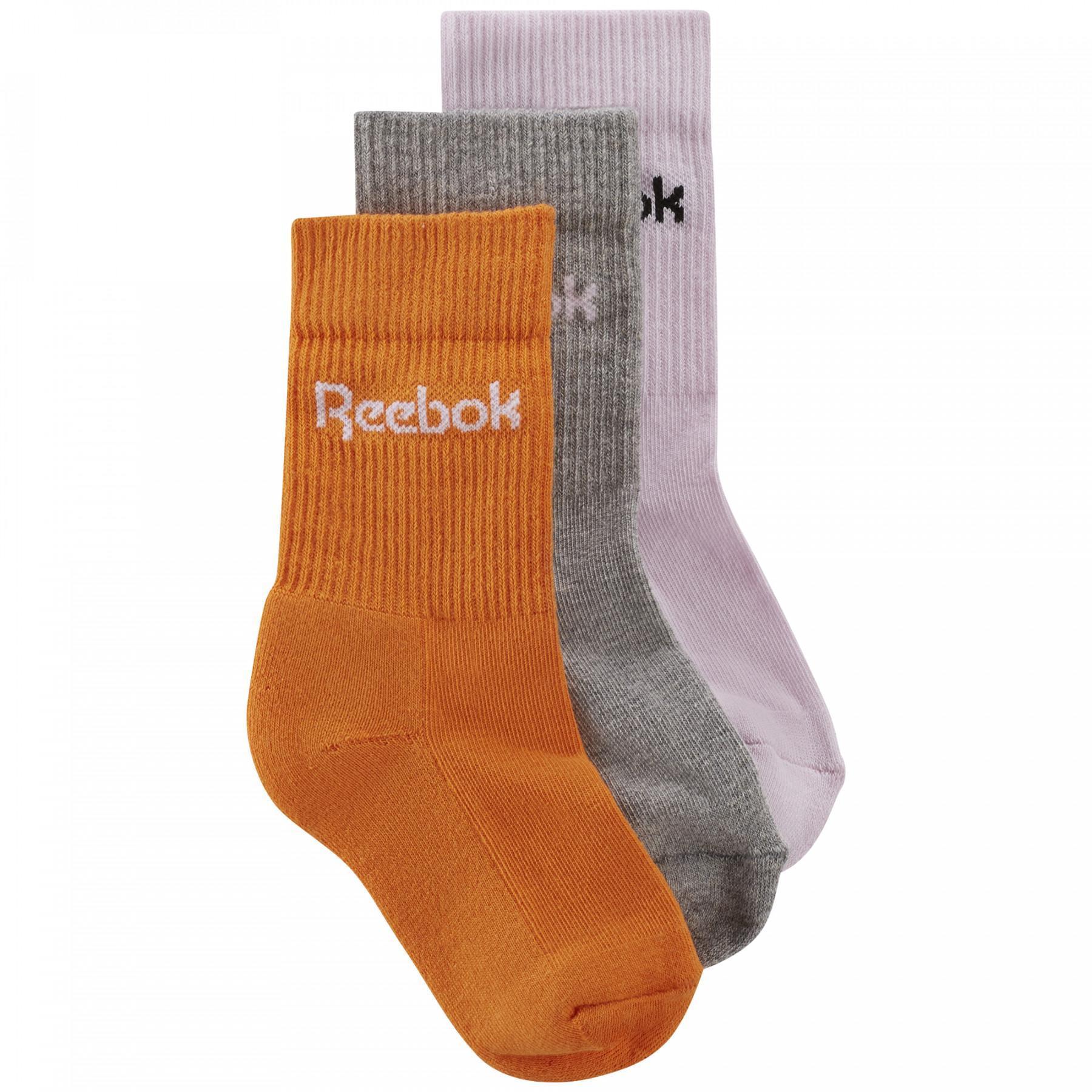 Set of 3 pairs of kid socks Reebok