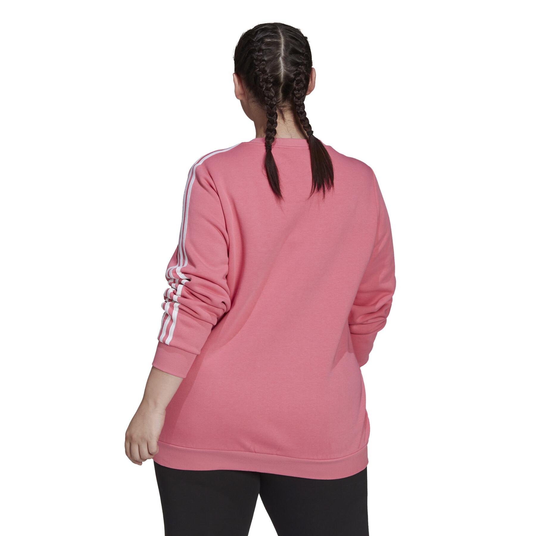 Sweatshirt large size woman adidas Essentials Fleece