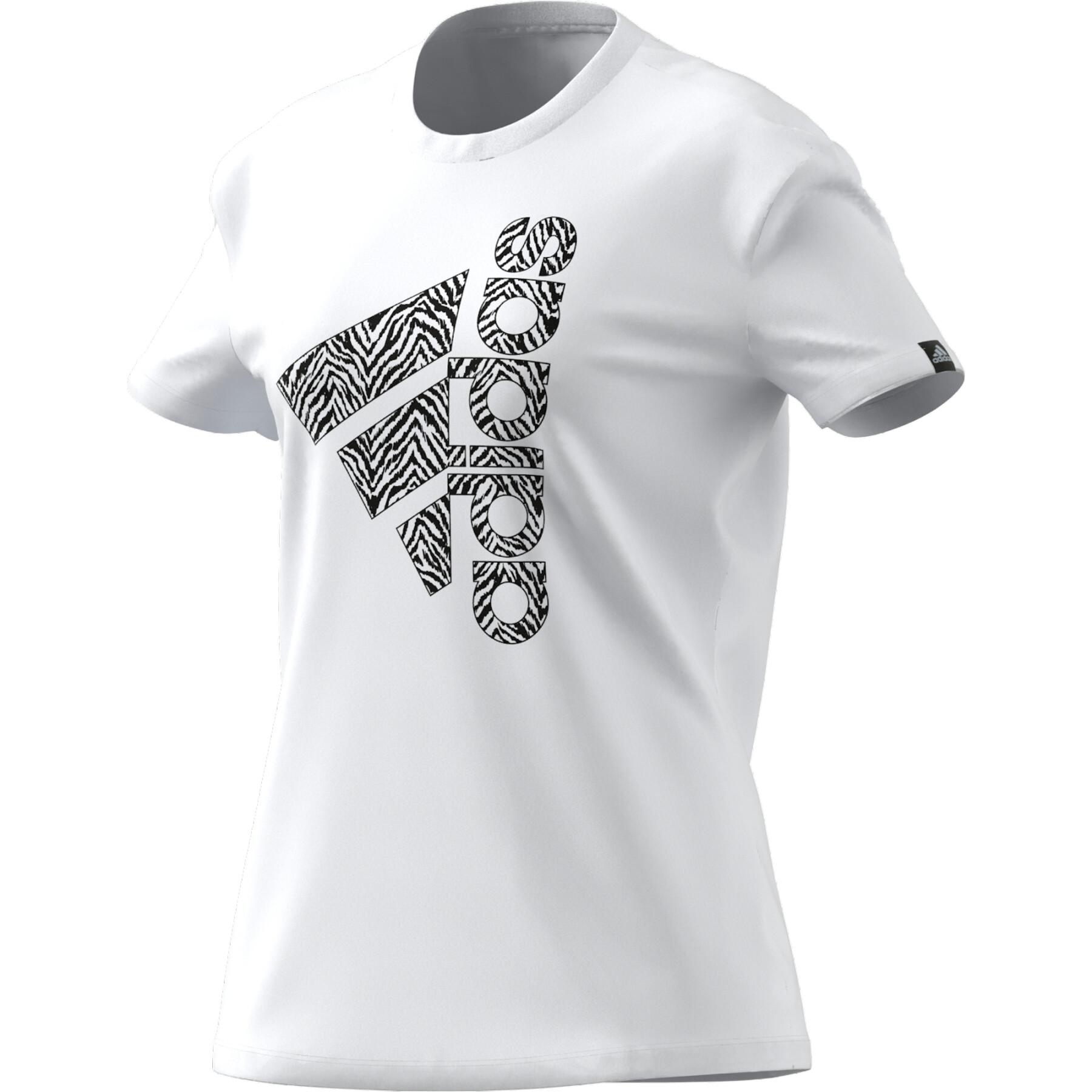 Women's T-shirt adidas Zebra Logo Graphic