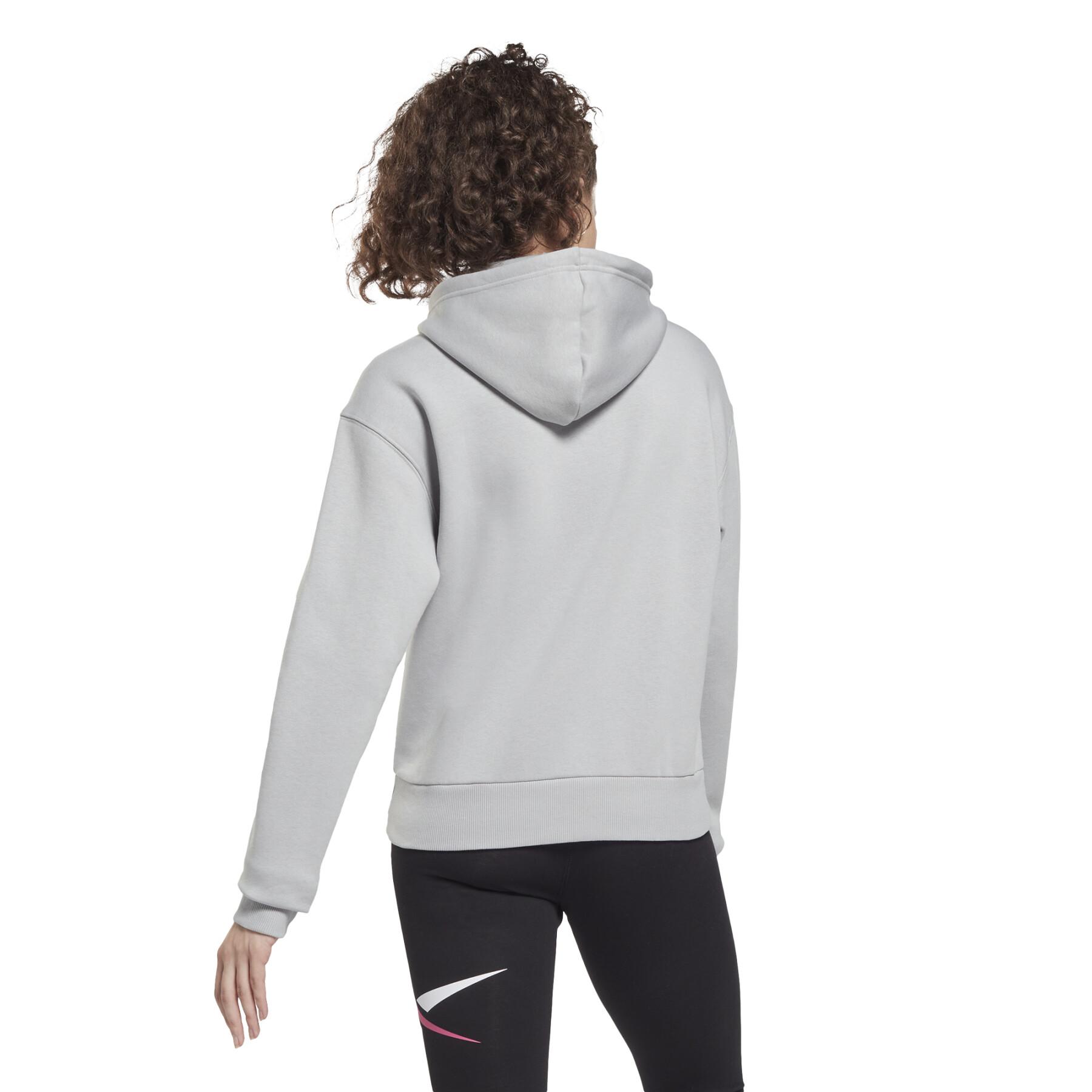 Women's zip-up sweatshirt Reebok Training Essentials Vector