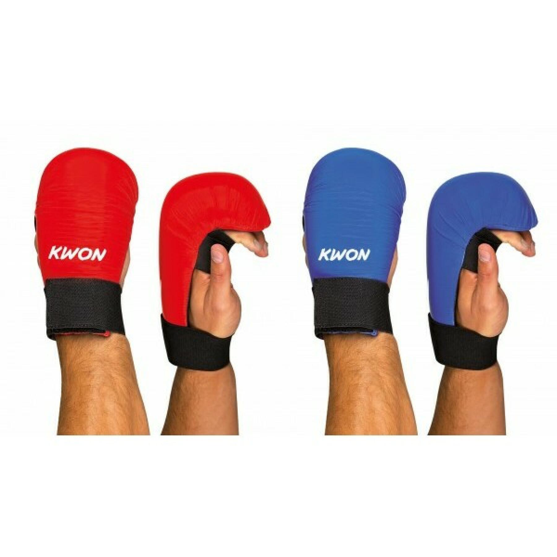 Karate gloves without thumb loops Kwon