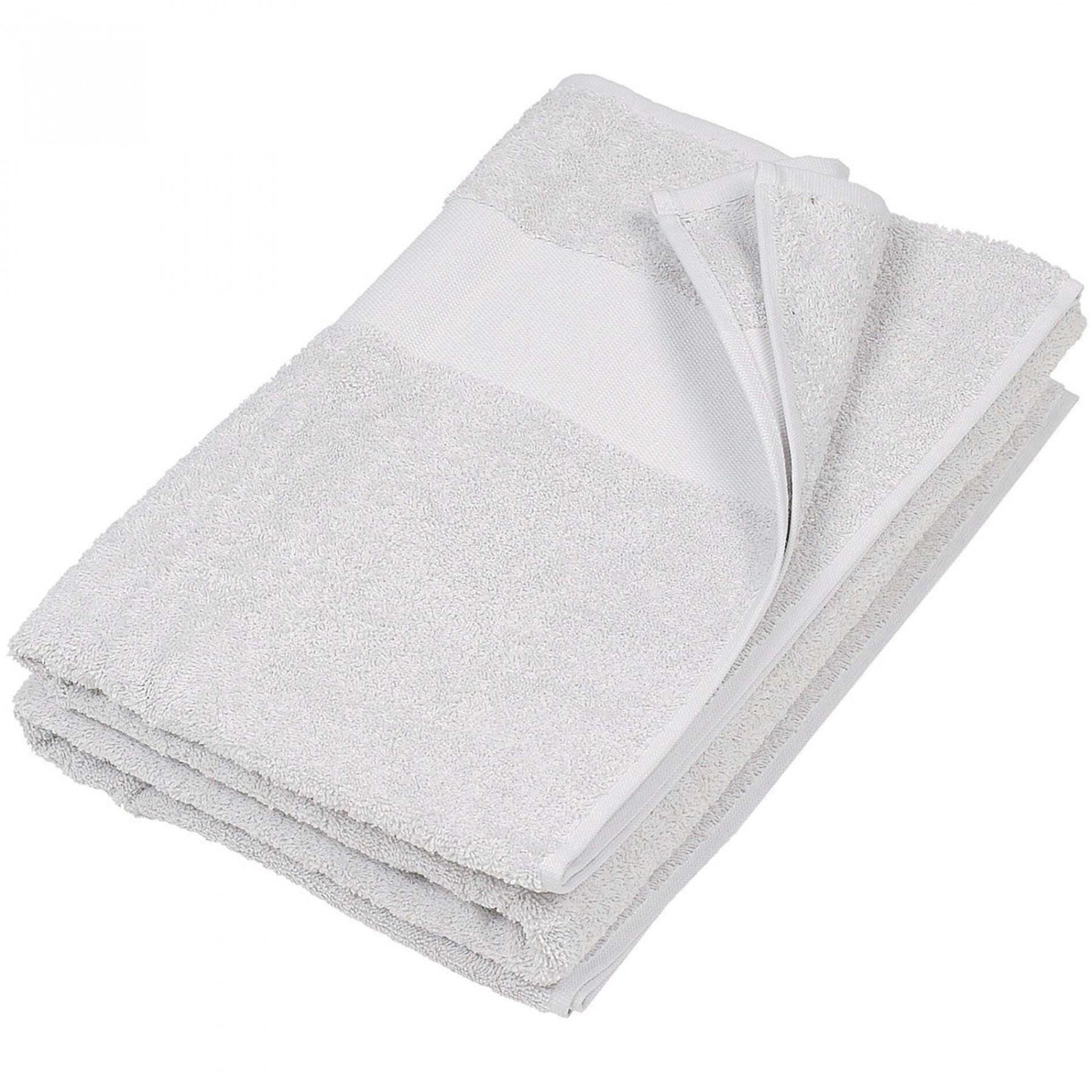 Cotton towel Kariban blanc