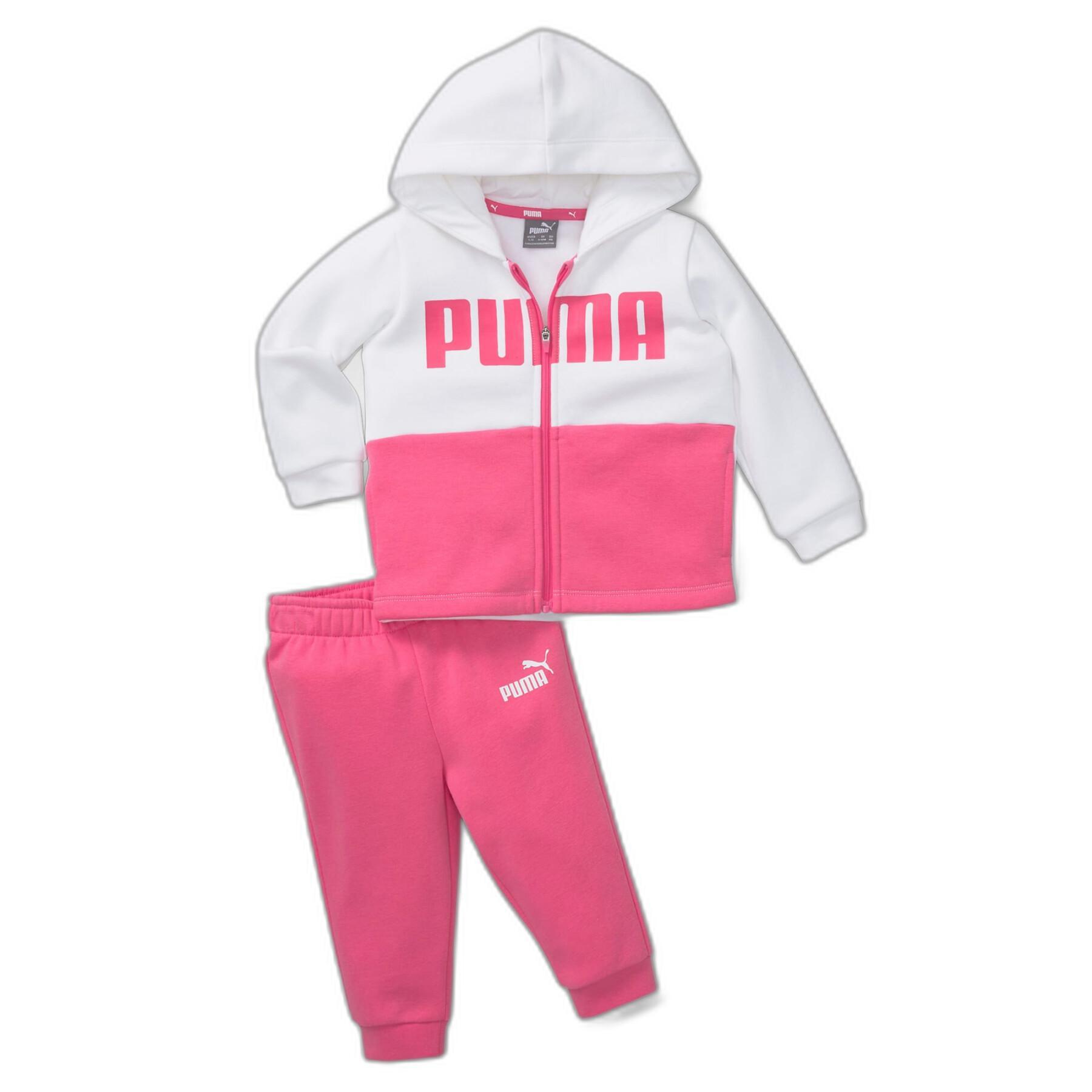 Baby girl jogging suit Puma Minicats Colorblock