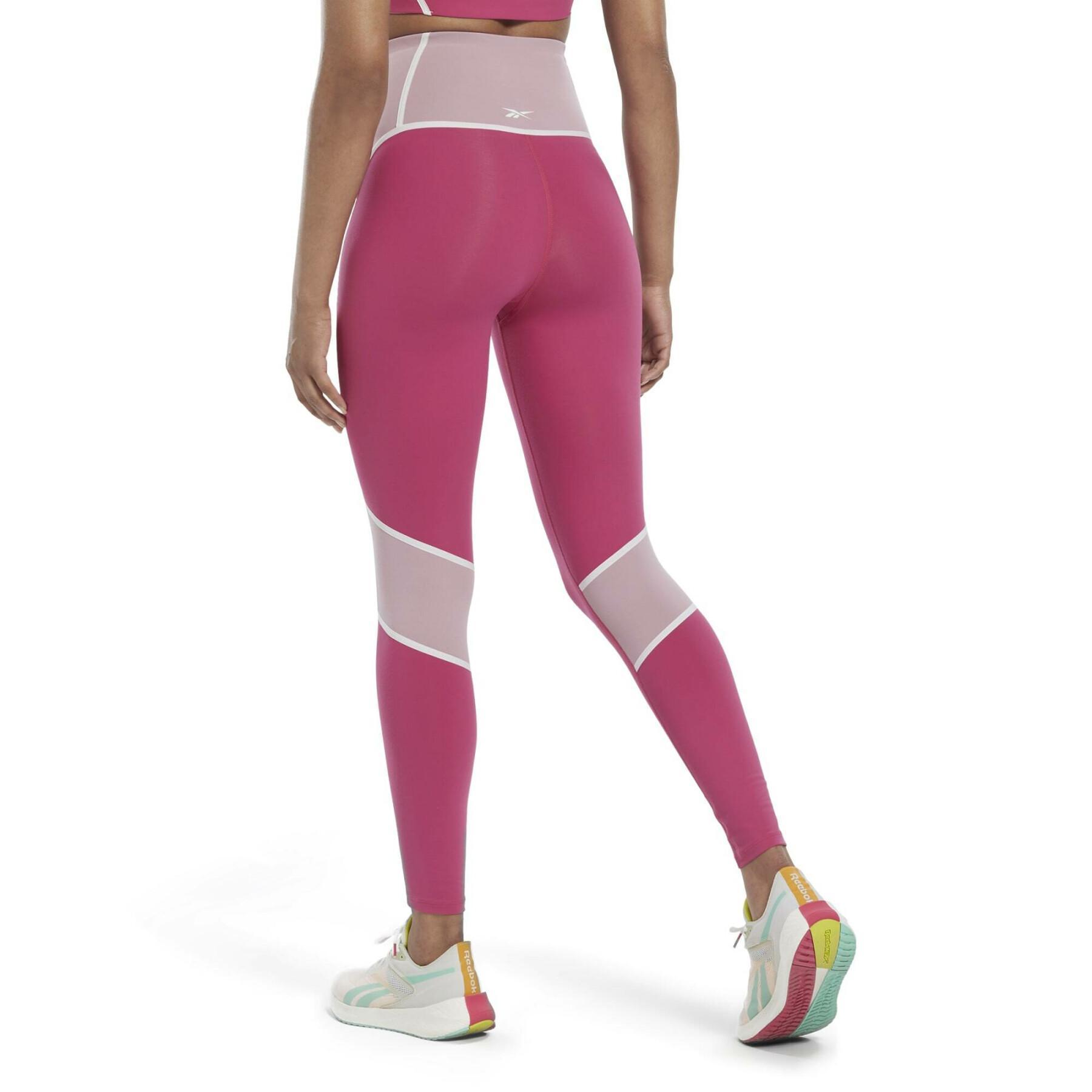 Women's high waist legging Reebok Lux Colorblock