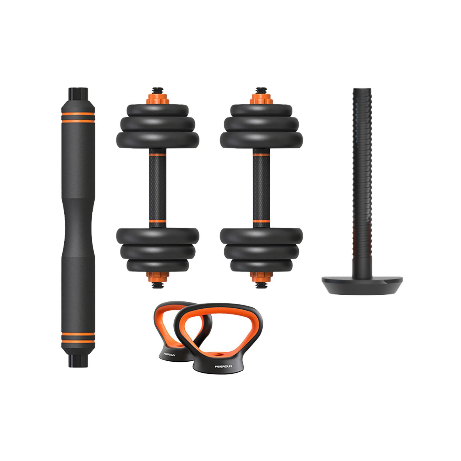 Smart kit dumbbell + bar + kettlebell + sensor Xiaomi Fed 20 kg