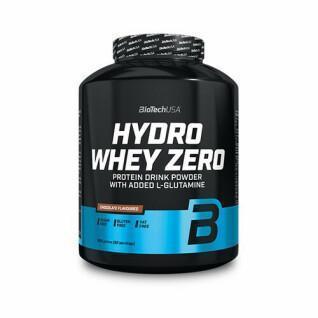 Pack of 10 bags of protein Biotech USA hydro whey zero - Chocolate - 454g
