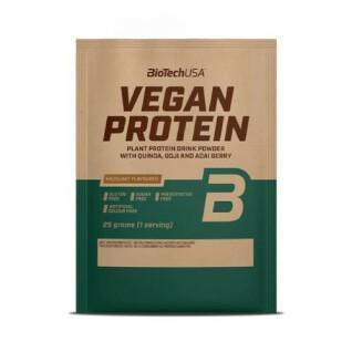 50 packets of vegan protein Biotech USA - Noisette - 25g