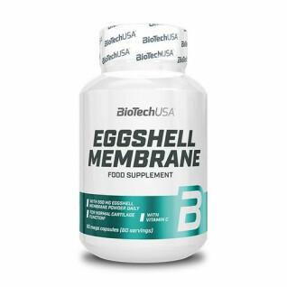 Eggshell vitamin membrane jars Biotech USA - 60 Gélul (x12)
