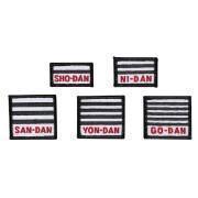 Badges - belt stripes Danrho 4.Dan - Yon Dan