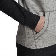 Hooded jacket adidas Essentials Mélange Small Logo