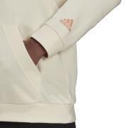 Sweatshirt woman adidas Brand Love Slanted Logo Relaxed