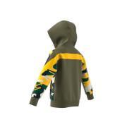 Children's hooded jacket adidas Fleece